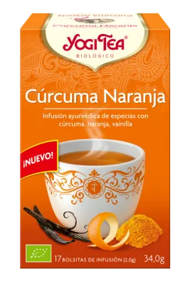 YOGI TEA Curcuma Naranja, 17 X 2 g