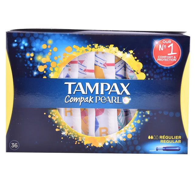 Tampax Pearl Compak Regular, 36 Units