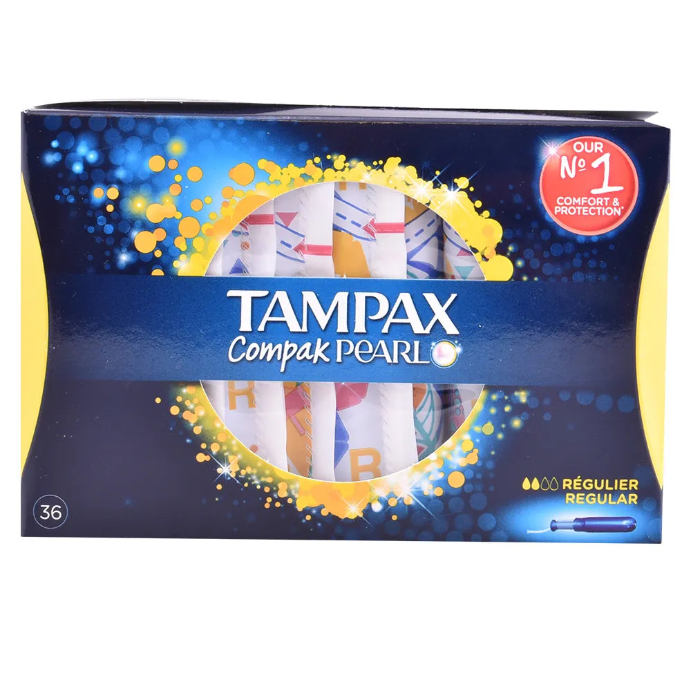 Tampax Pearl Compak Regular, 36 Units