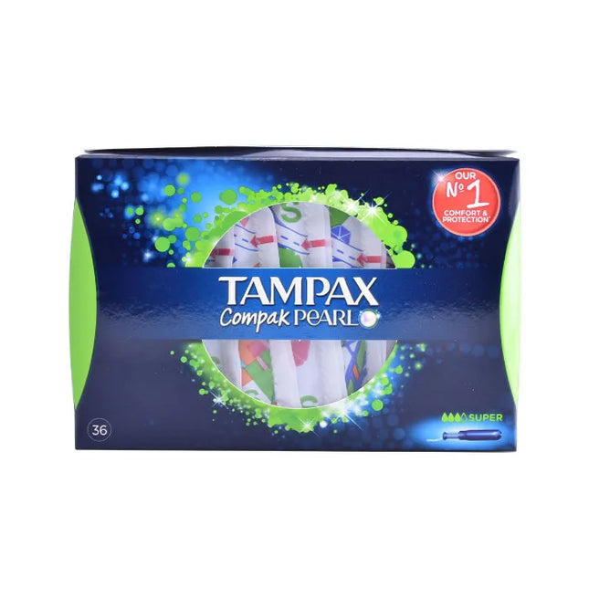Tampax Pearl Compak Super, 36 Units