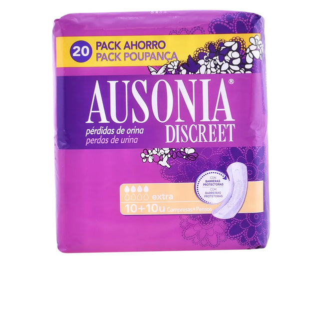 Ausonia Discreet Extra Sanitary Towels, 20 Units