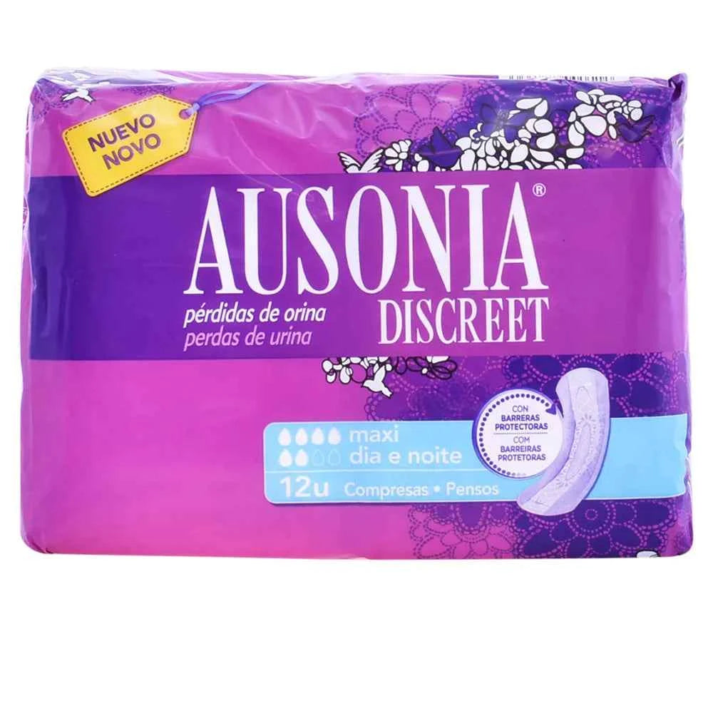 Ausonia Discreet Maxi Sanitary Towels, 12 Units