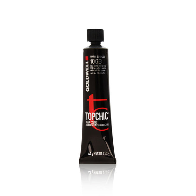 Goldwell TopChic – Permanent Hair Dye for Women, 10GB Sahara Pastel Beige Blonde, 60 ml