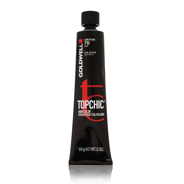 Goldwell TopChic – Permanent Hair Dye for Women, 7B Safari, 60 ml