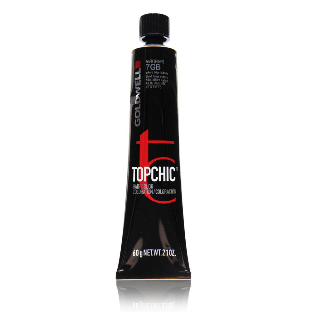 Goldwell TopChic – Permanent Hair Dye for Women, 7GB Sahara Beige Blonde, 60 ml