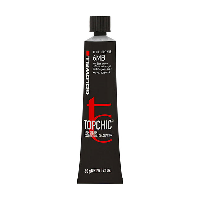 Goldwell TopChic – Permanent Hair Dye for Women, 6MB, 60 ml
