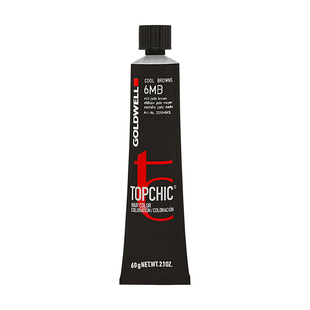 Goldwell TopChic – Permanent Hair Dye for Women, 6MB, 60 ml