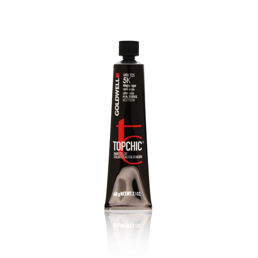 Goldwell TopChic – Permanent Hair Dye for Women, 5K Mahogany Copper, 60 ml