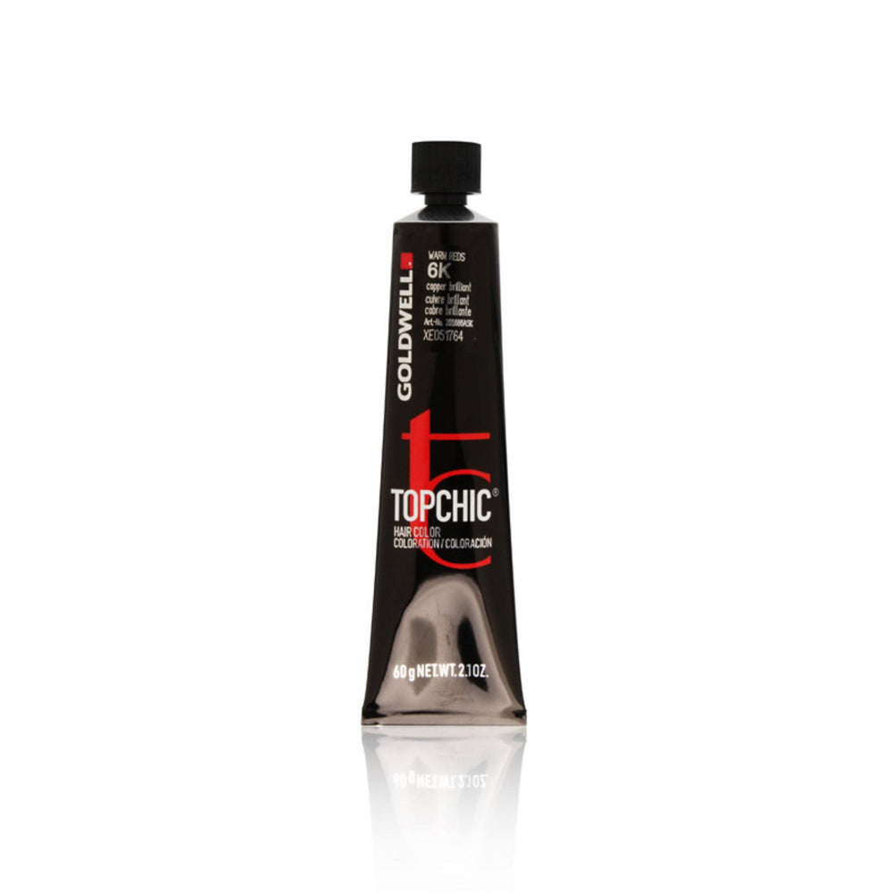 Goldwell TopChic – Permanent Hair Dye for Women, 6K Copper Brilliant, 60 ml