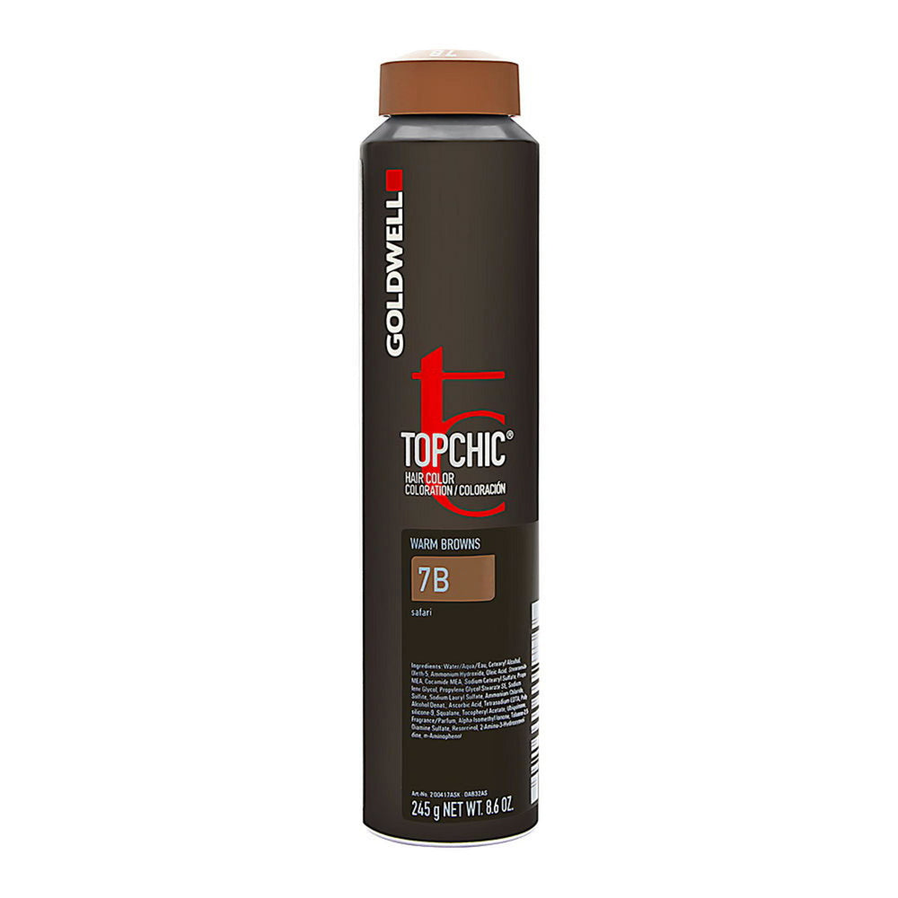 Goldwell TopChic – Permanent Hair Dye for Women, 7B Medium Blonde Beige, 250 ml