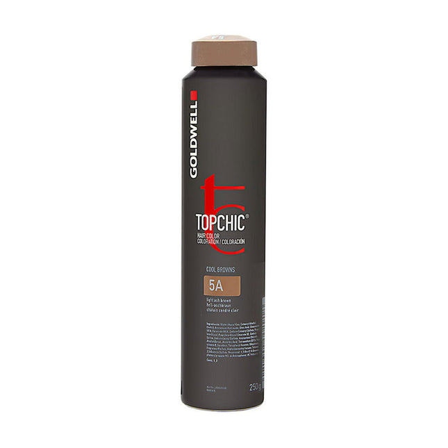Goldwell TopChic – Permanent Hair Dye for Women, 5A Light Ash Brown, 250 ml