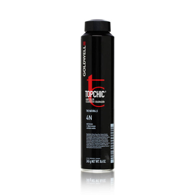 Goldwell TopChic – Permanent Hair Dye for Women, 4N Middle Brown, 250 ml