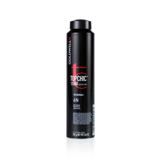 Goldwell TopChic – Permanent Hair Dye for Women, 6N Dark Blonde, 250 ml