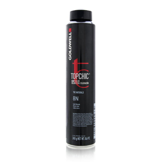 Goldwell TopChic – Permanent Hair Dye for Women, 8N Light Blonde, 250 ml