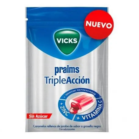 Vicks Praims Triple Acción Bolsa, 72 g