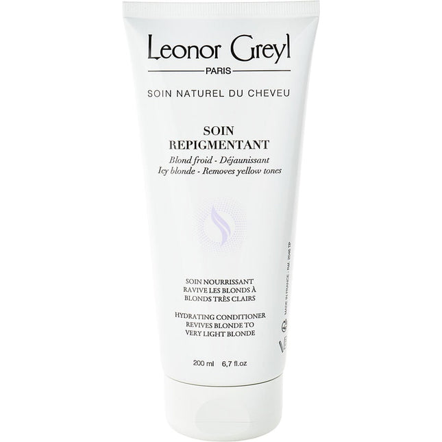 Soin Repigment Icy Blonde (color-enhancing Hydrating Conditioner) 6.7 Oz Leonor Greyl