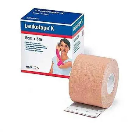 BSN Medical Leukotape K Neuro Muscular Tecnical Bandage Vnm Beige 5 Cm X 5 C