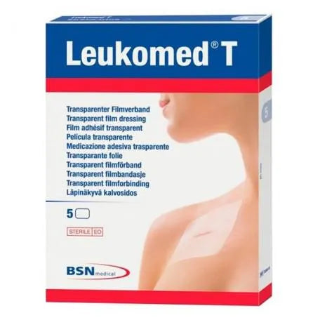 BSN Medical Leukomed T Apósito Transparente 10x25 Cm 5 Units Bsn Medical