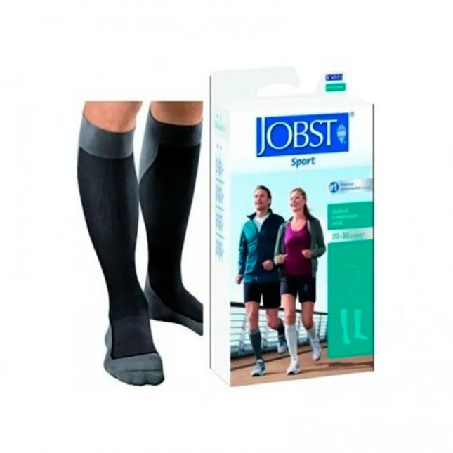 Jobst Sport Socks Black Grey, 2 L
