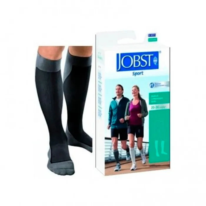 Jobst Sport Socks Black Grey, 2 L