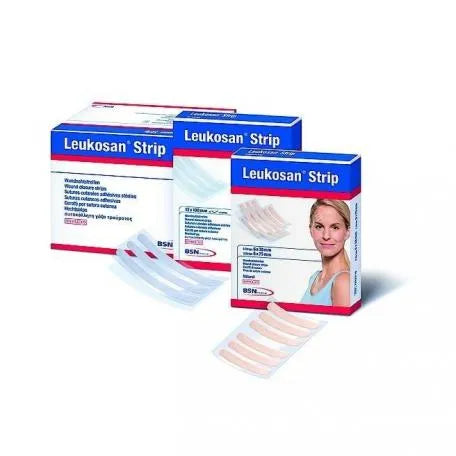 BSN Medical Leukosan Strip Cintas De Sutura 6 X 38 Mm y 6 X 75 Mm 2 Units Bsn Medical