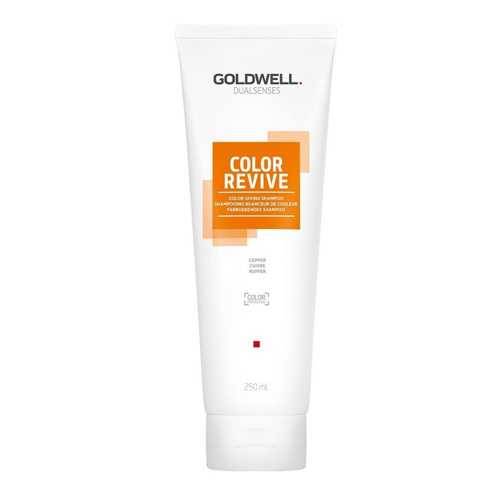 Goldwell Dualsenses Color Revive – Hair Colour Shampoo for Women, Copper, 250 ml