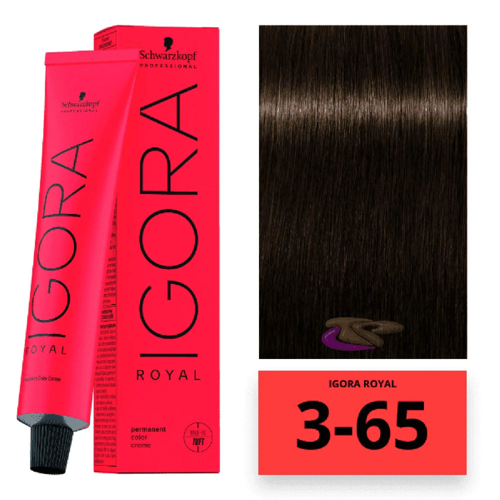 Schwarzkopf Schwarzkpof Igora Tinte 3-65 Castaño Oscuro Unisex, 1 Units