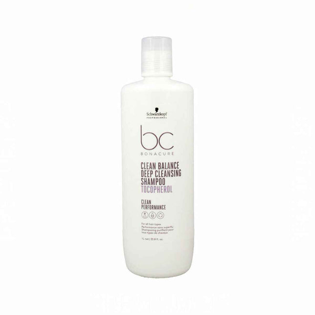 Schwarzkopf Bc Clean Balance Deep Cleansing – Shampoo Unisex, 1000 ml
