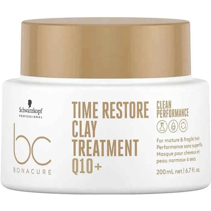 Schwarzkopf Bc Bonacure Time Restore Q10 Clay Treatment Unisex, 200 ml