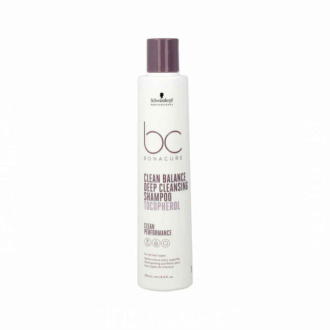 Schwarzkopf Bc Clean Balance Deep Cleansing – Shampoo Unisex, 250 ml