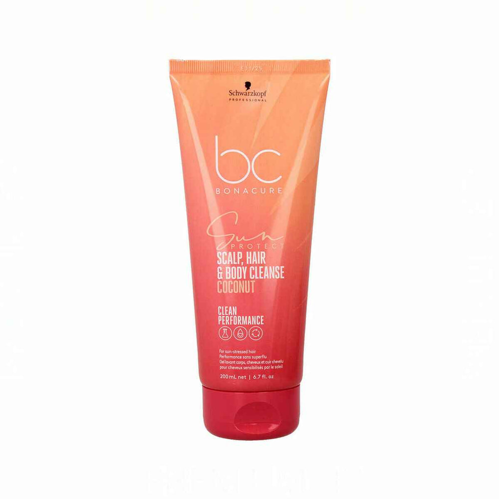 Schwarzkopf Bc Sun Protect Champú 3 En 1 Unisex, 200 ml
