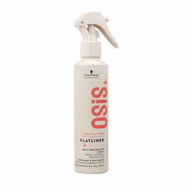 Schwarzkopf Osis Flatliner Heat Protection – Spray Unisex, 200 ml