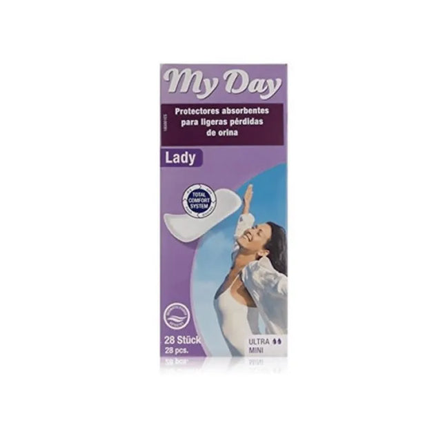 MY DAY Incontinence Absorbent Protector Ultra Mini, 28 Units