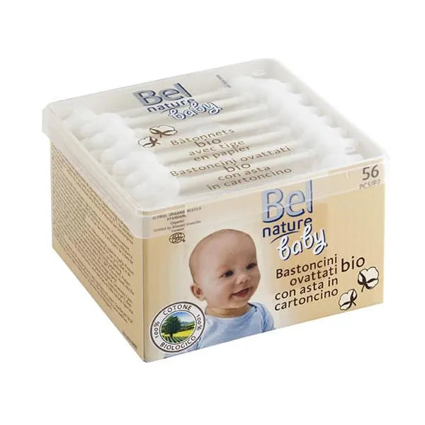 BEL Nature Safety Cotton Buds, 56 Units