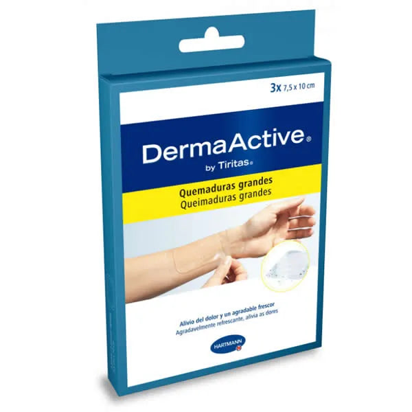 Hartmann DermaActive Large burns 3X7.5x10cm, 3 Units
