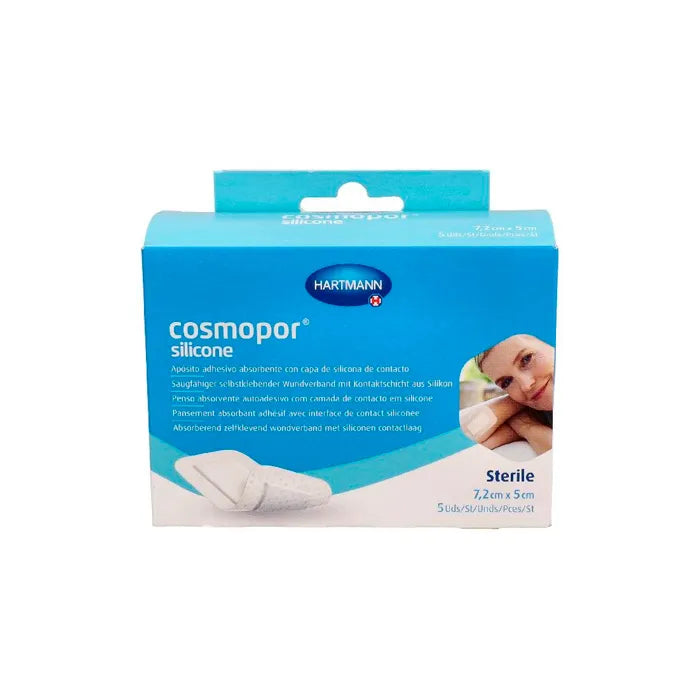 Hartmann Cosmopor Silicone 7,2x5cm, 5 Units