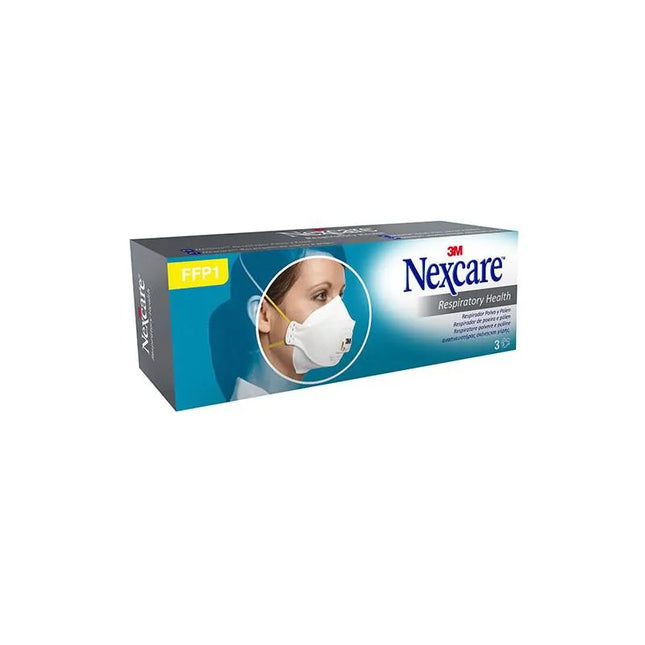 3M Mascarilla Aseptex Polvo y Polen, 3 Units