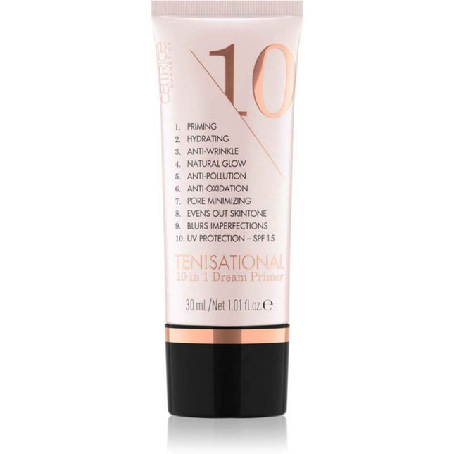 Catrice Ten!sational 10in1 Dream Primer Multieffect – Foundation Primer for Women, 020, Warm Caramel, 30 ml