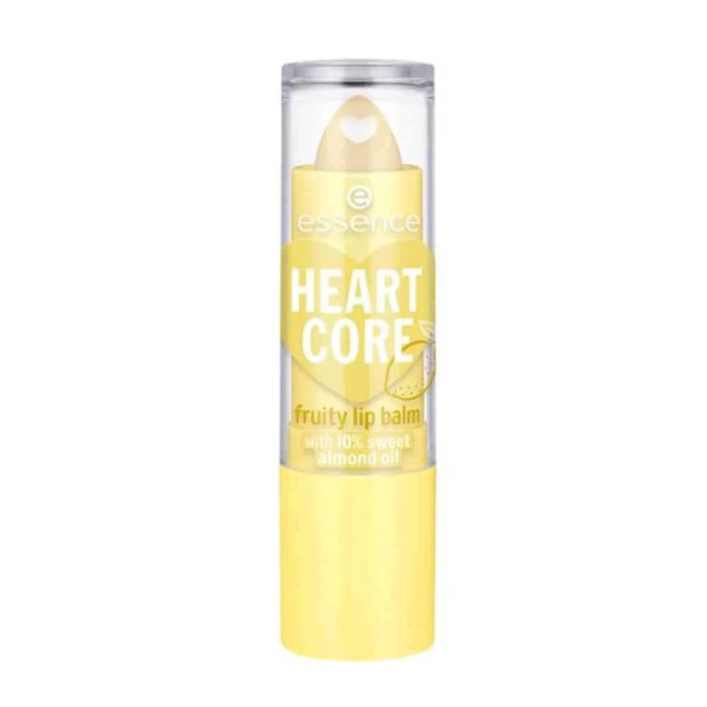 Essence Cosmetics Heart Core Fruity Bálsamo Labial 04-Lucky Lemon, 3 g