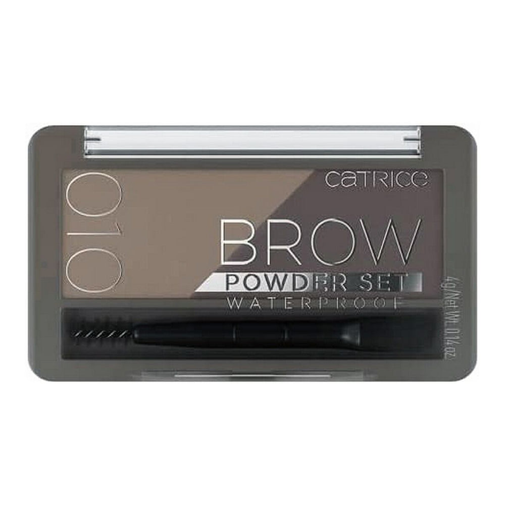 Catrice Brow Powder Set Waterproof 010-Brown Unisex, 4 g
