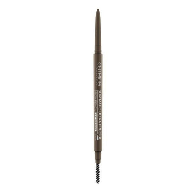 Catrice Slim Matic Retractable – Eyebrow Cream Pencil & Brush 2-in-1 for Women, 035, Ash Brown, 0.05 g
