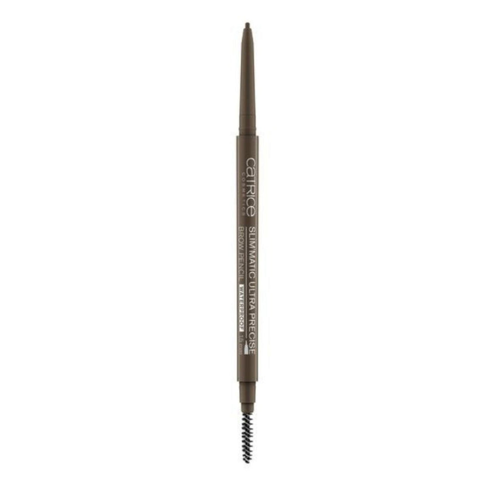 Catrice Slim Matic Retractable – Eyebrow Cream Pencil & Brush 2-in-1 for Women, 035, Ash Brown, 0.05 g