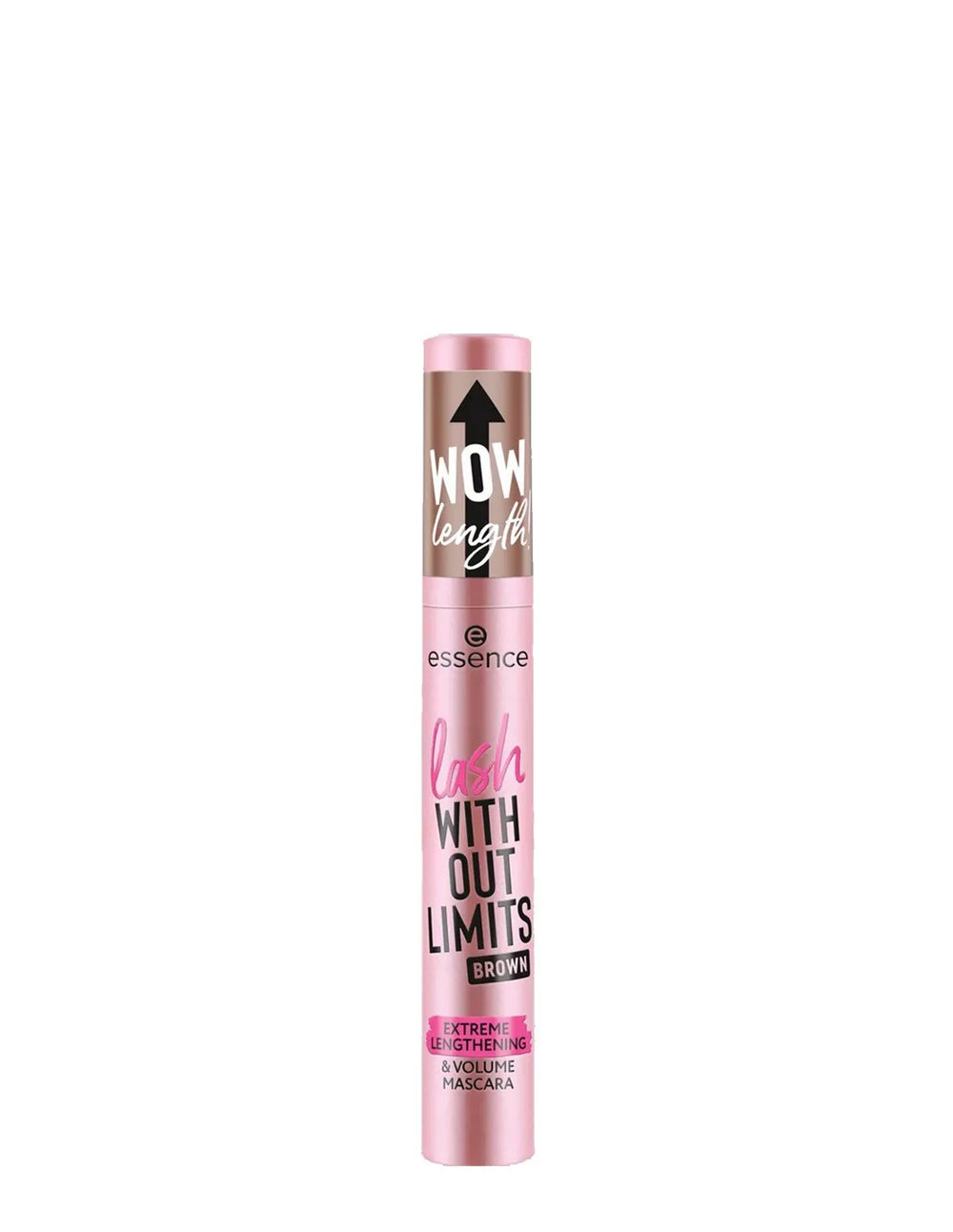 Essence Cosmetics Lash With Out Limits Extreme Lengthening y Volume 02-Brown Unisex, 13 ml