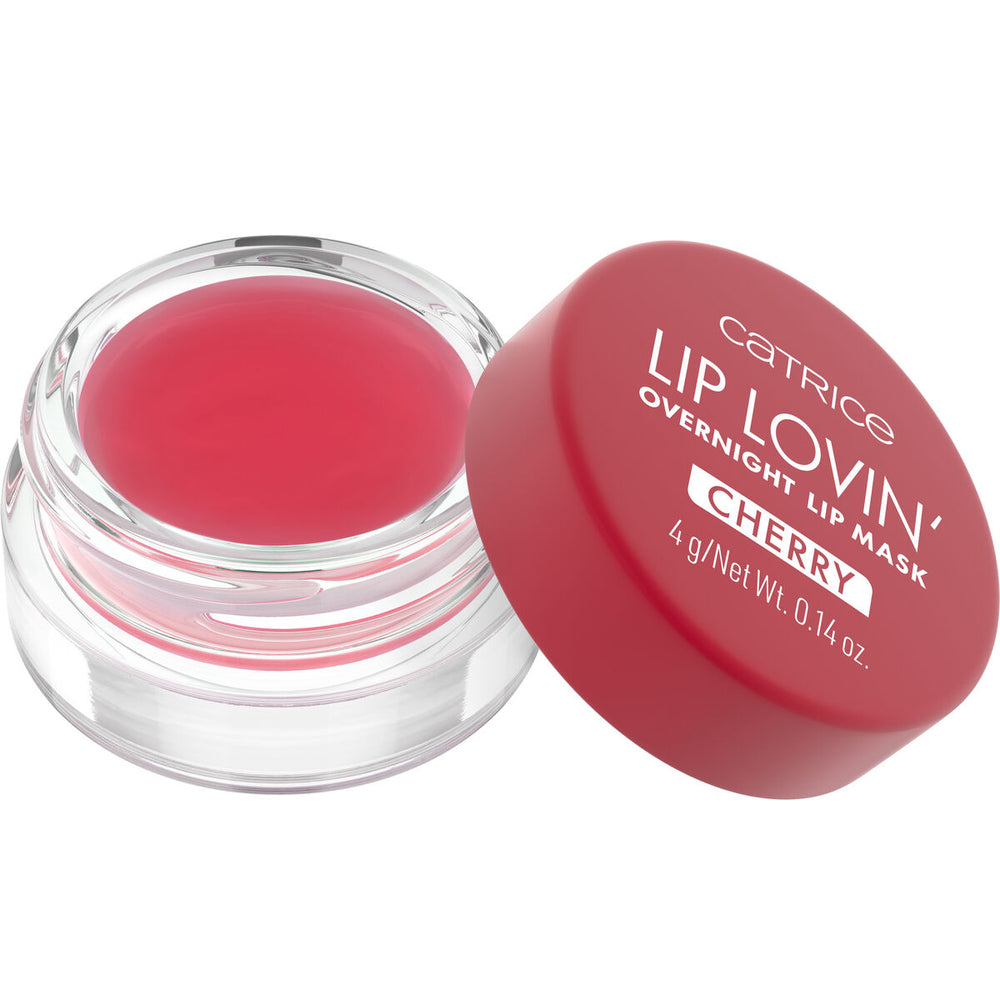Catrice Lip Lovin' Mascarilla De Labios Nocturna 020-Cherry Pop Unisex, 4 g
