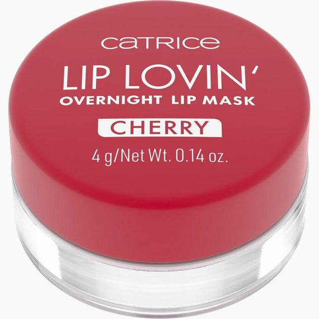 Catrice Lip Lovin' Mascarilla De Labios Nocturna 020-Cherry Pop Unisex, 4 g