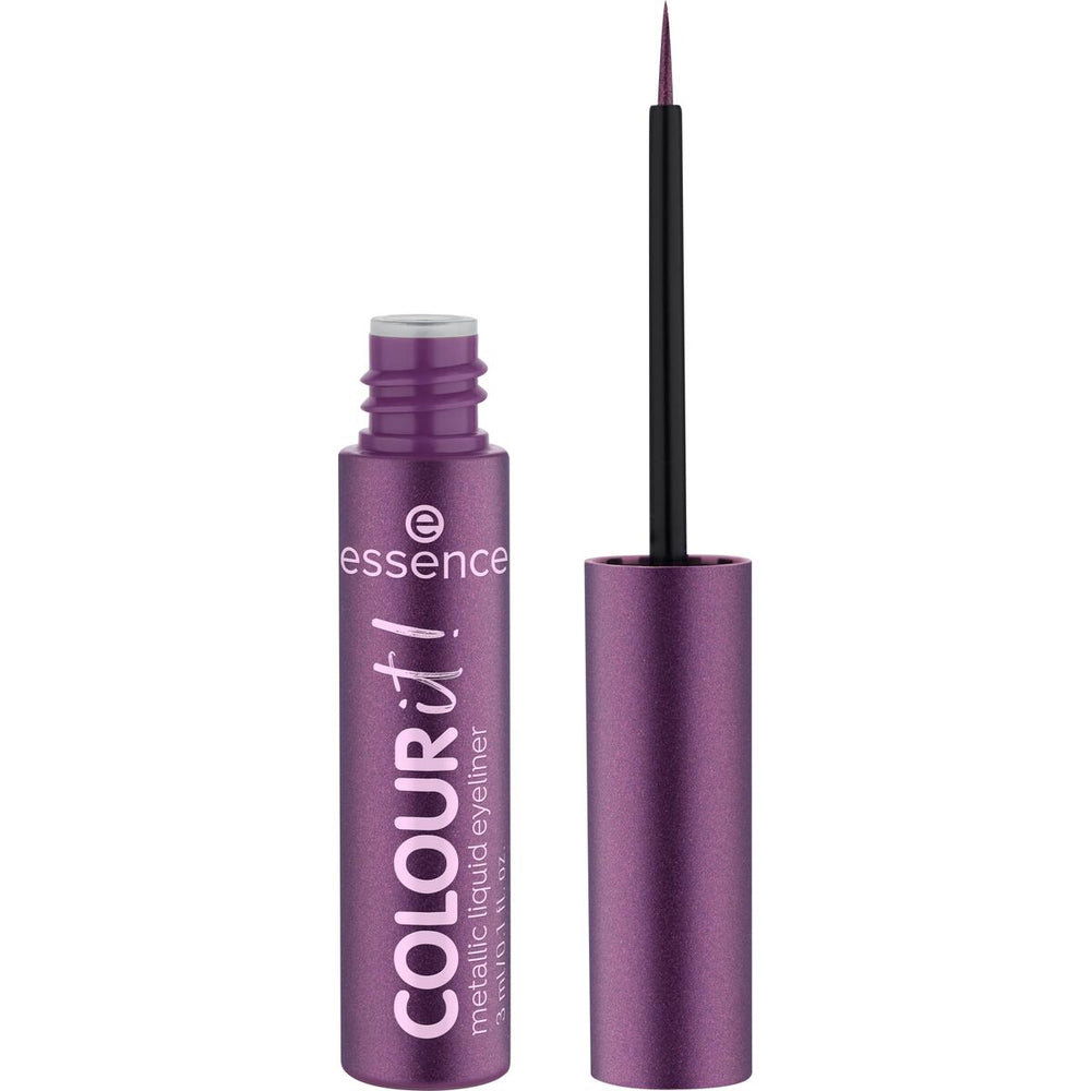 Essence Cosmetics Colour It! Eyeliner Líquido Metálico 02-Dark Cherry Unisex, 3 ml