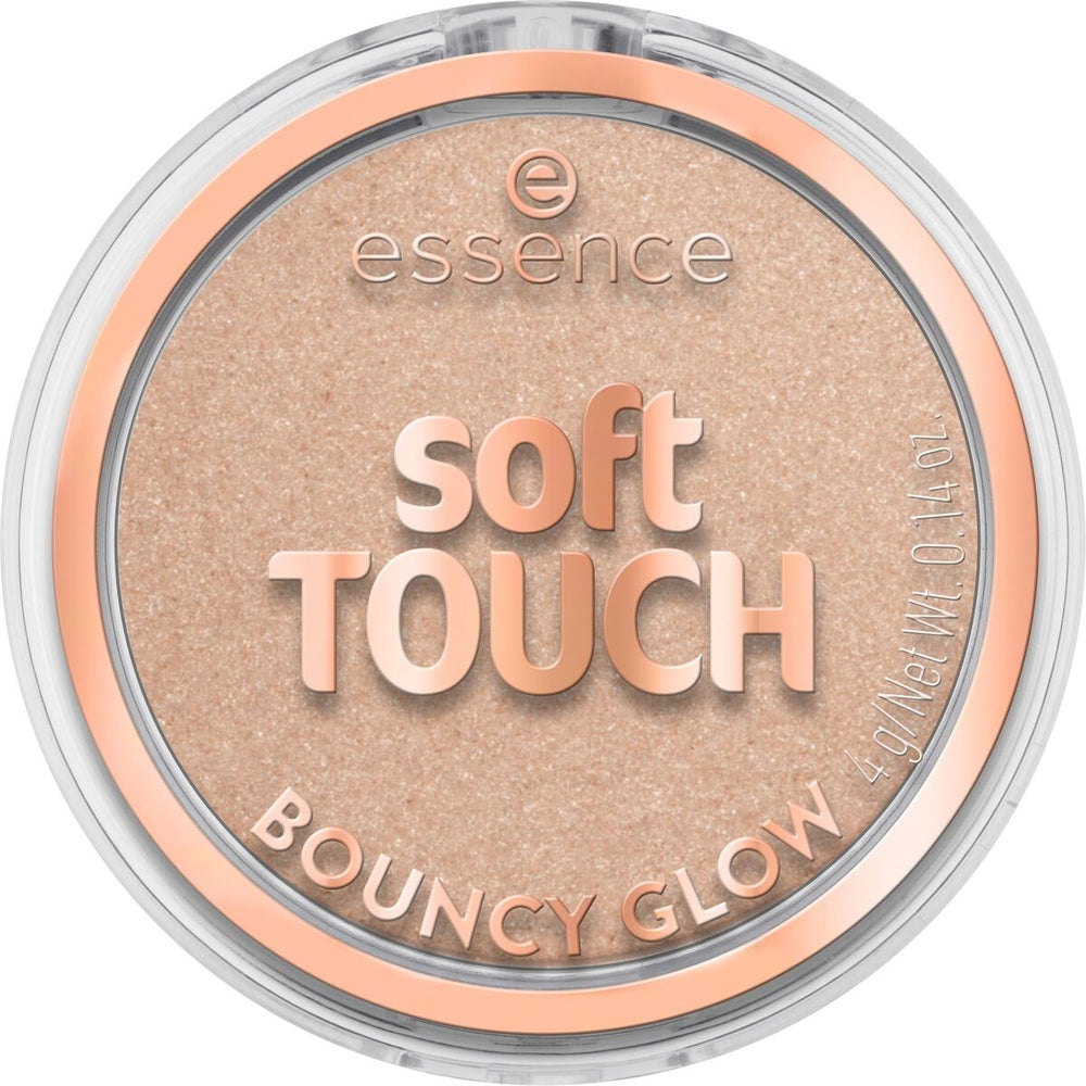 Essence Cosmetics Touch Bouncy Glow Iluminador Soft 30-Glazing Gleam, 4 g