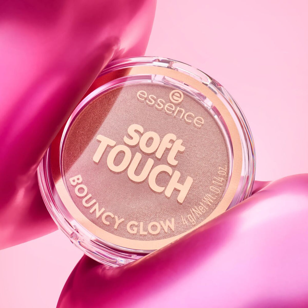 Essence Cosmetics Touch Bouncy Glow Iluminador Soft 30-Glazing Gleam, 4 g