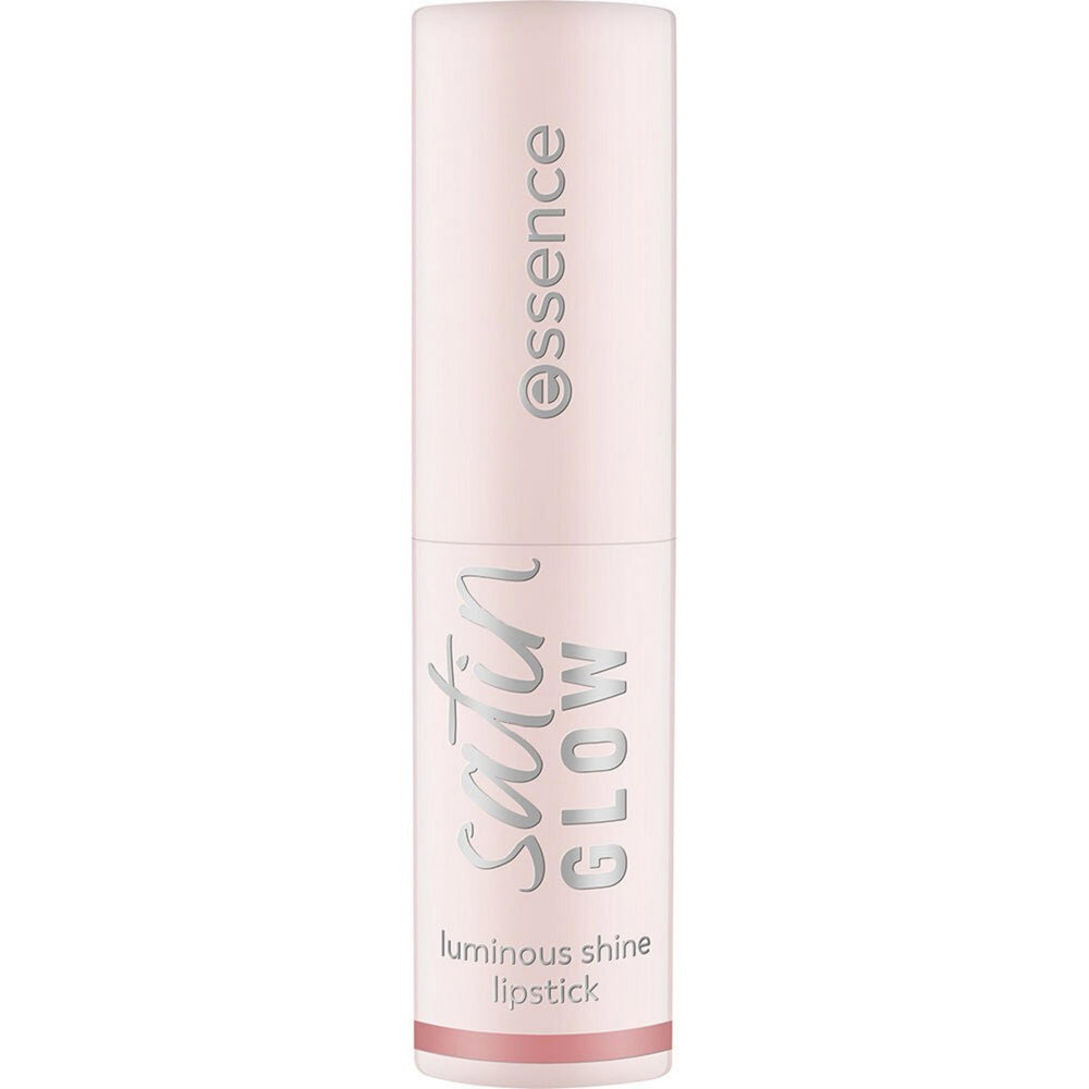 Essence Satin Glow Luminous – Cream Lipstick for Women, 02, Blushin It, 3.5 g