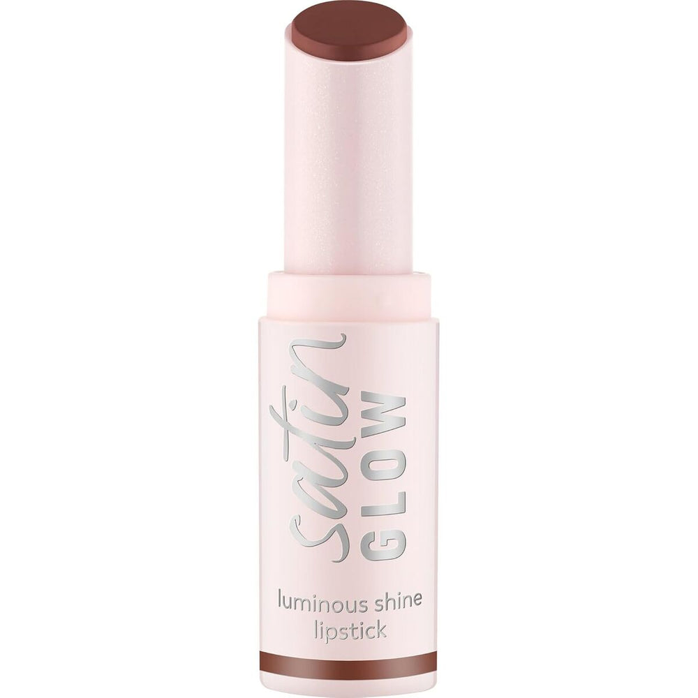 Essence Cosmetics Satin Glow Barra De Labios Brillo Luminoso 06-Deja-Brew Unisex, 3,5 g